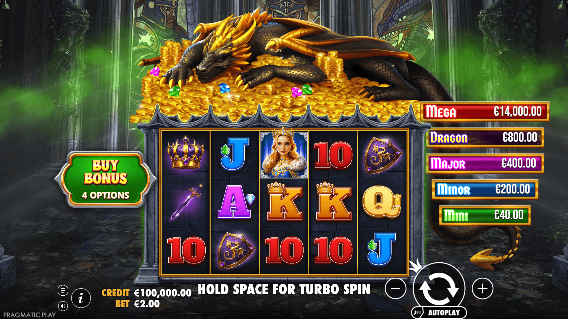 Sleeping Dragon Ultra Dark slot gameplay reels