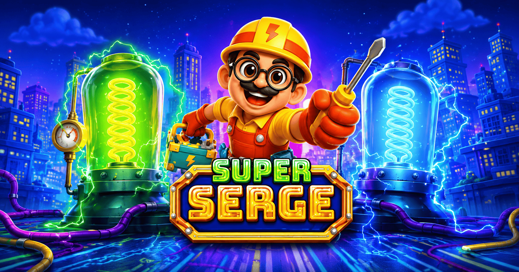 Super Serge Slot Demo by Pragmatic Play slot cover image