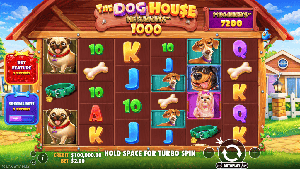 Pragmatic play the dog house megaways 1000 slot game preview