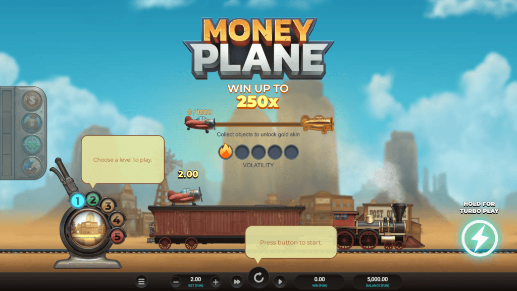 Relax gaming money plane game preview