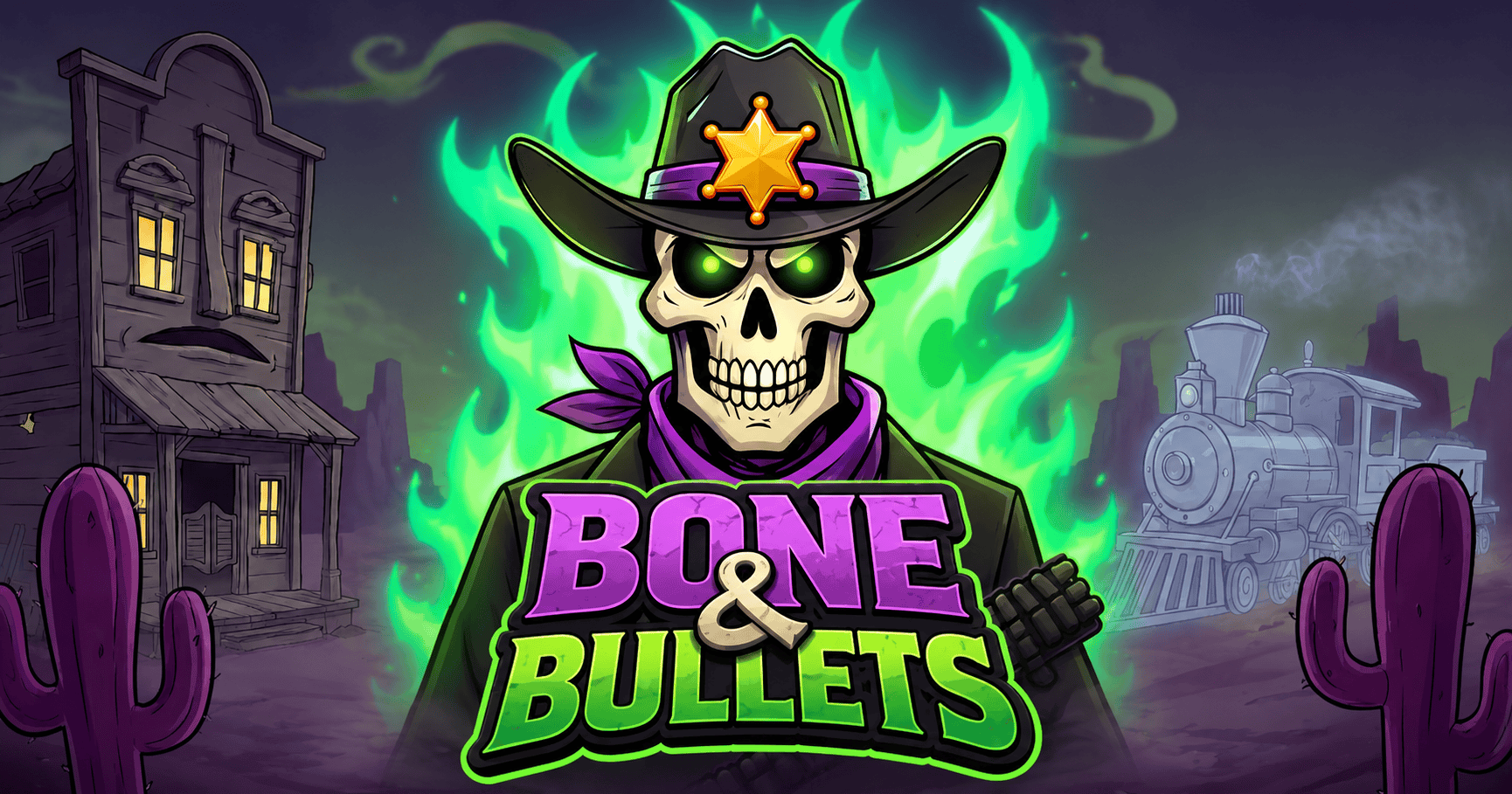 Bone and Bullets Slot Demo by Titan Gaming slot cover image