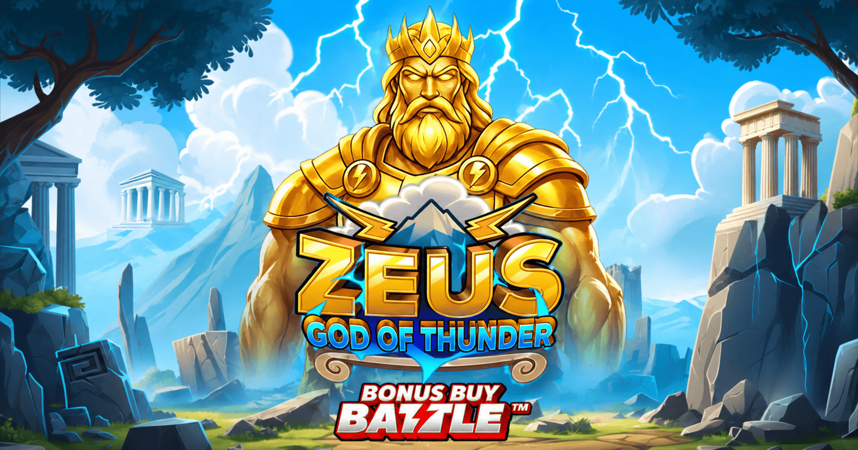 Zeus God of Thunder Slot Demo by Titan Gaming slot cover image