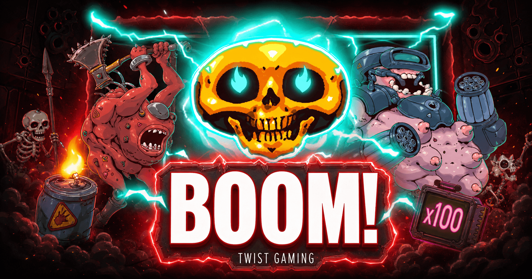Boom! Slot Demo by Twist Gaming slot cover image