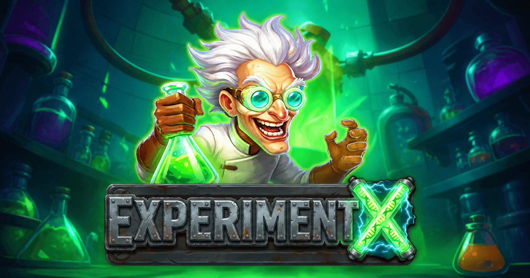 Experiment X Slot Demo by Uppercut Gaming slot cover image