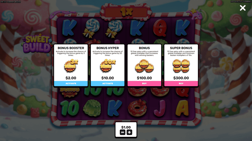 Uppercut sweet build bonus buy