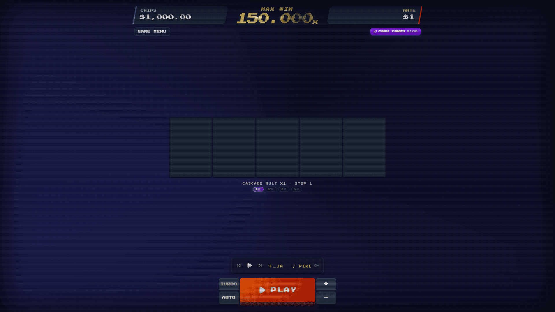 Pokerfall Extreme slot gameplay reels