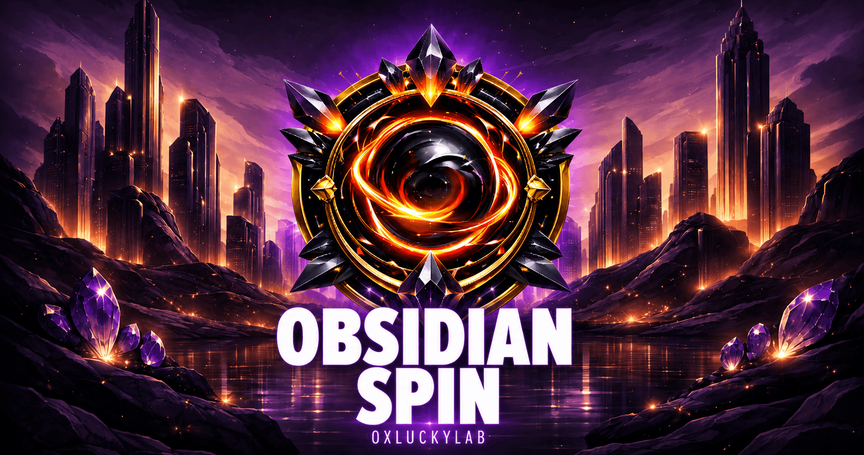 Obsidian Spin Slot Demo by 0xluckylab slot cover image
