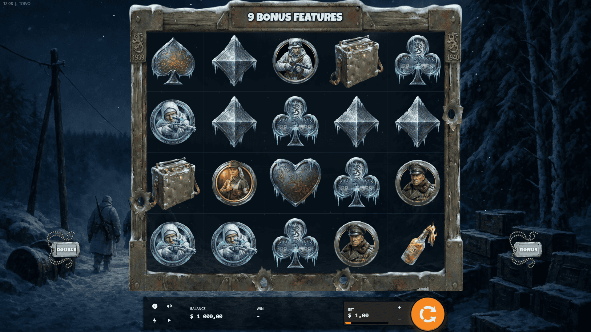 Toivo slot gameplay reels