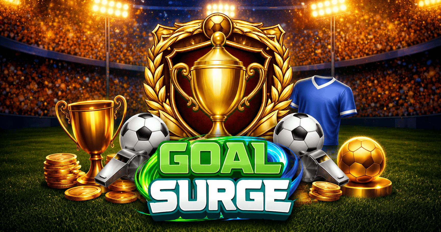 Goal Surge Slot Demo by 18 Gaming slot cover image