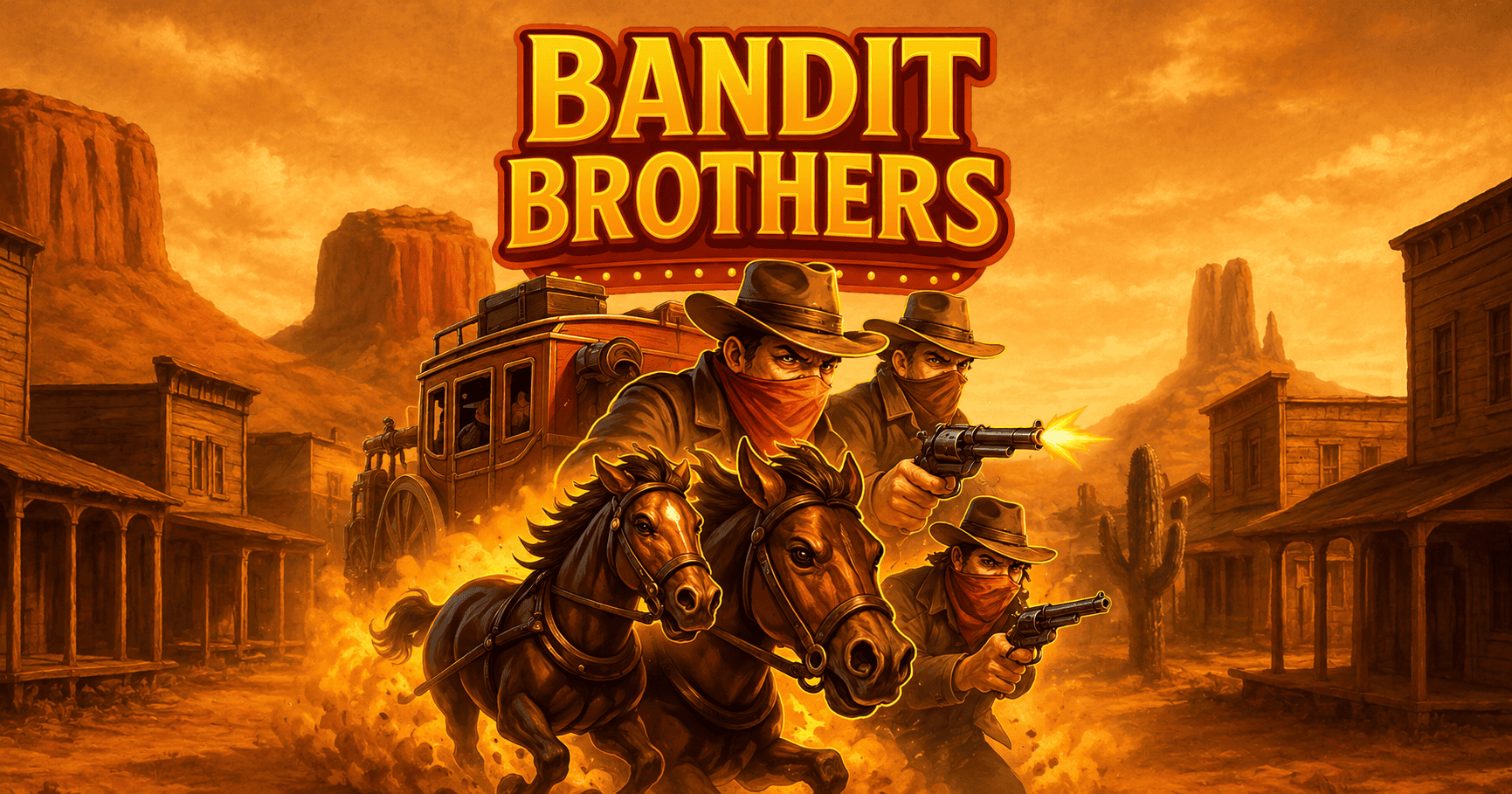 Bandit Brothers Slot Demo by 1 Ace Studios slot cover image