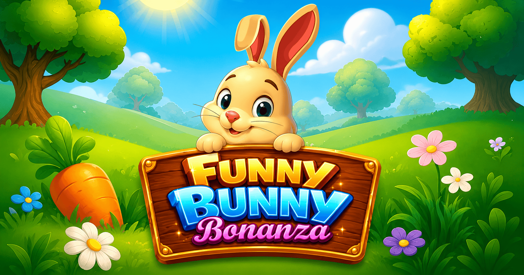 Funny Bunny Bonanza Slot Demo by 1 Ace Studios slot cover image