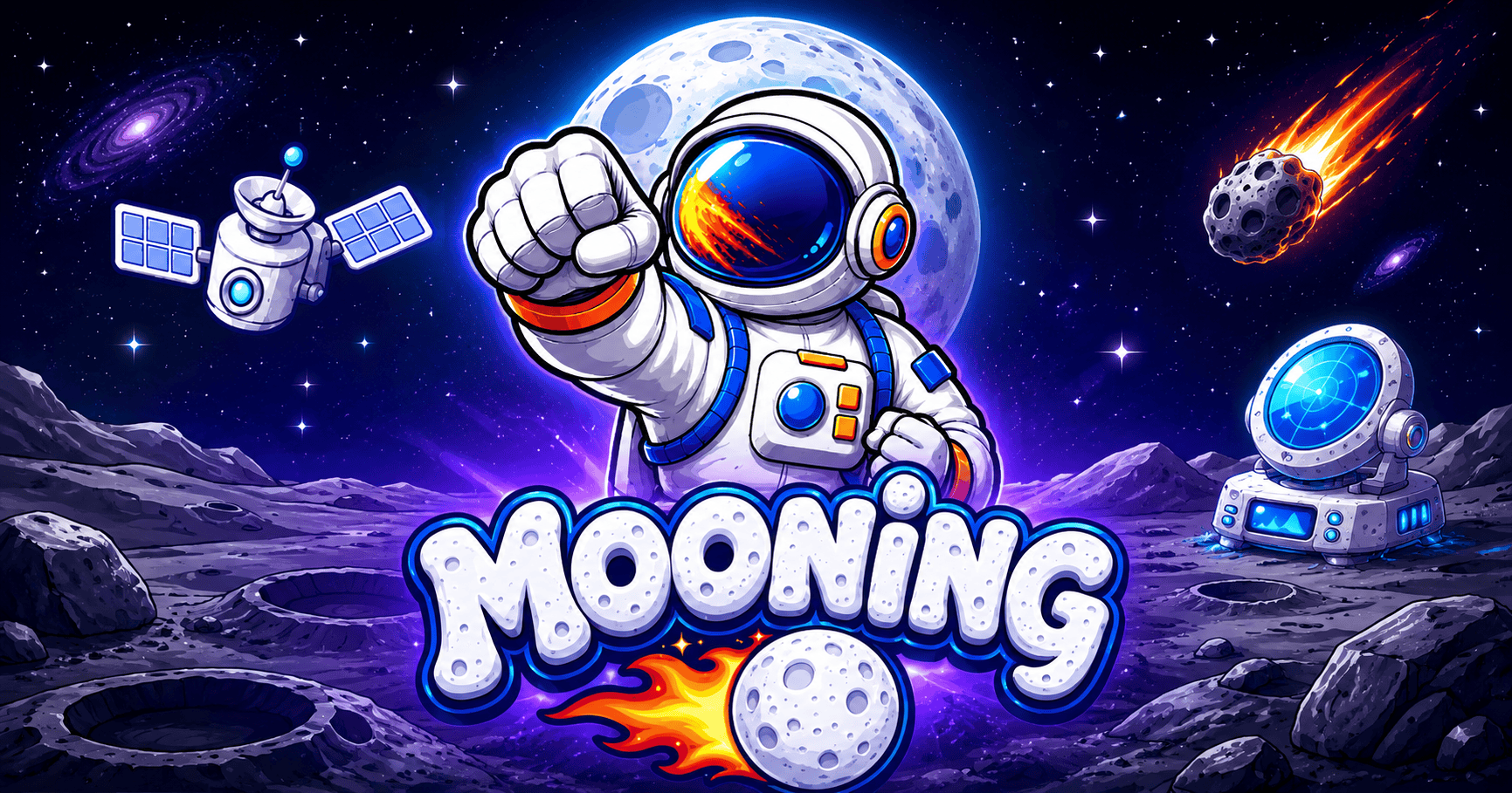 Mooning Slot Demo by 1 More Spin slot cover image