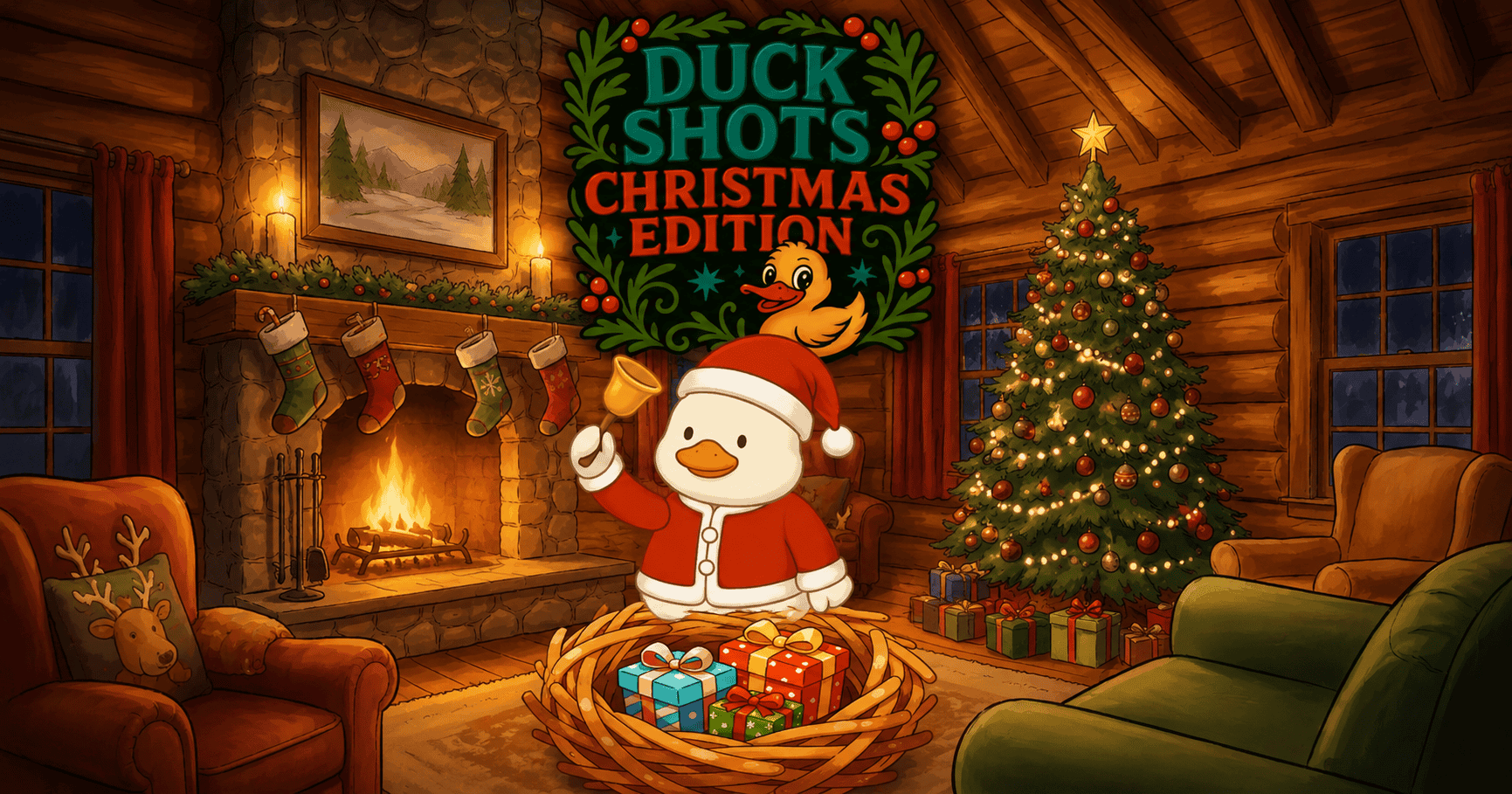 Duck Shots Christmas Edition Slot Demo by Big Ducking Wings slot cover image