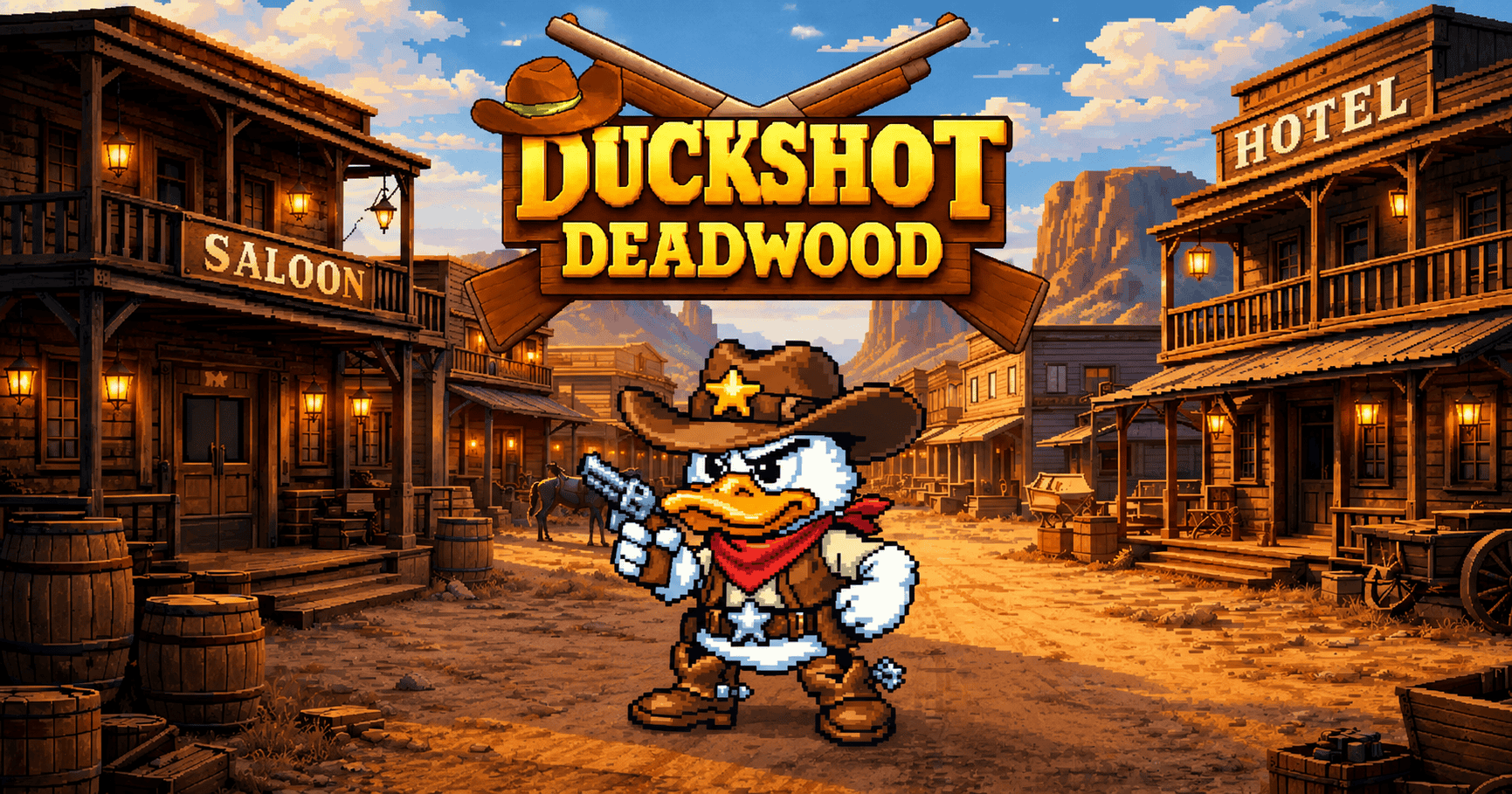 Duckshot Deadwood Slot Demo by Big Ducking Wings slot cover image
