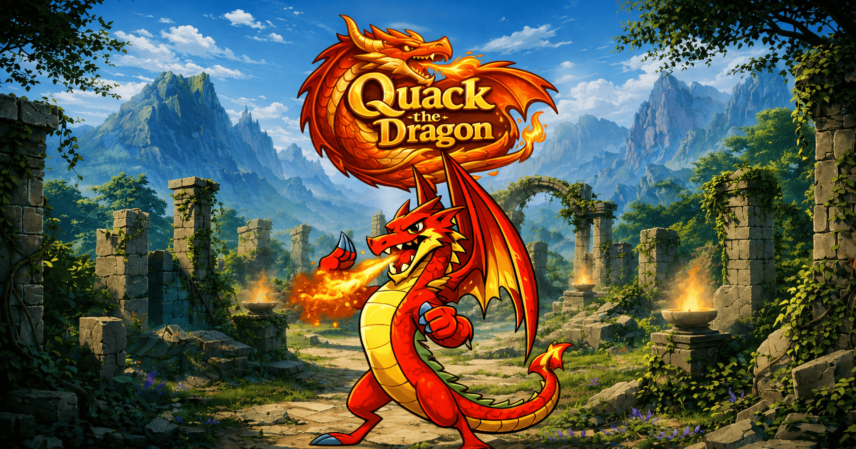 Quack the Dragon Slot Demo by Big Ducking Wings slot cover image