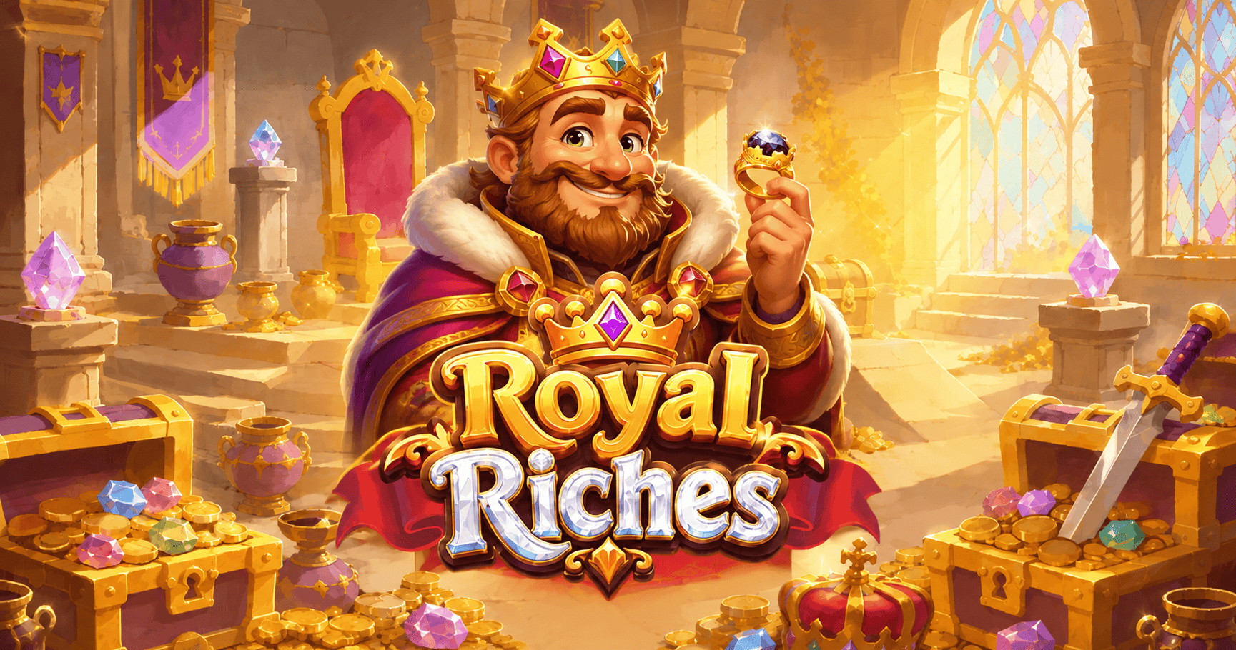 Royal Riches Slot Demo by Black Coffee Studios slot cover image