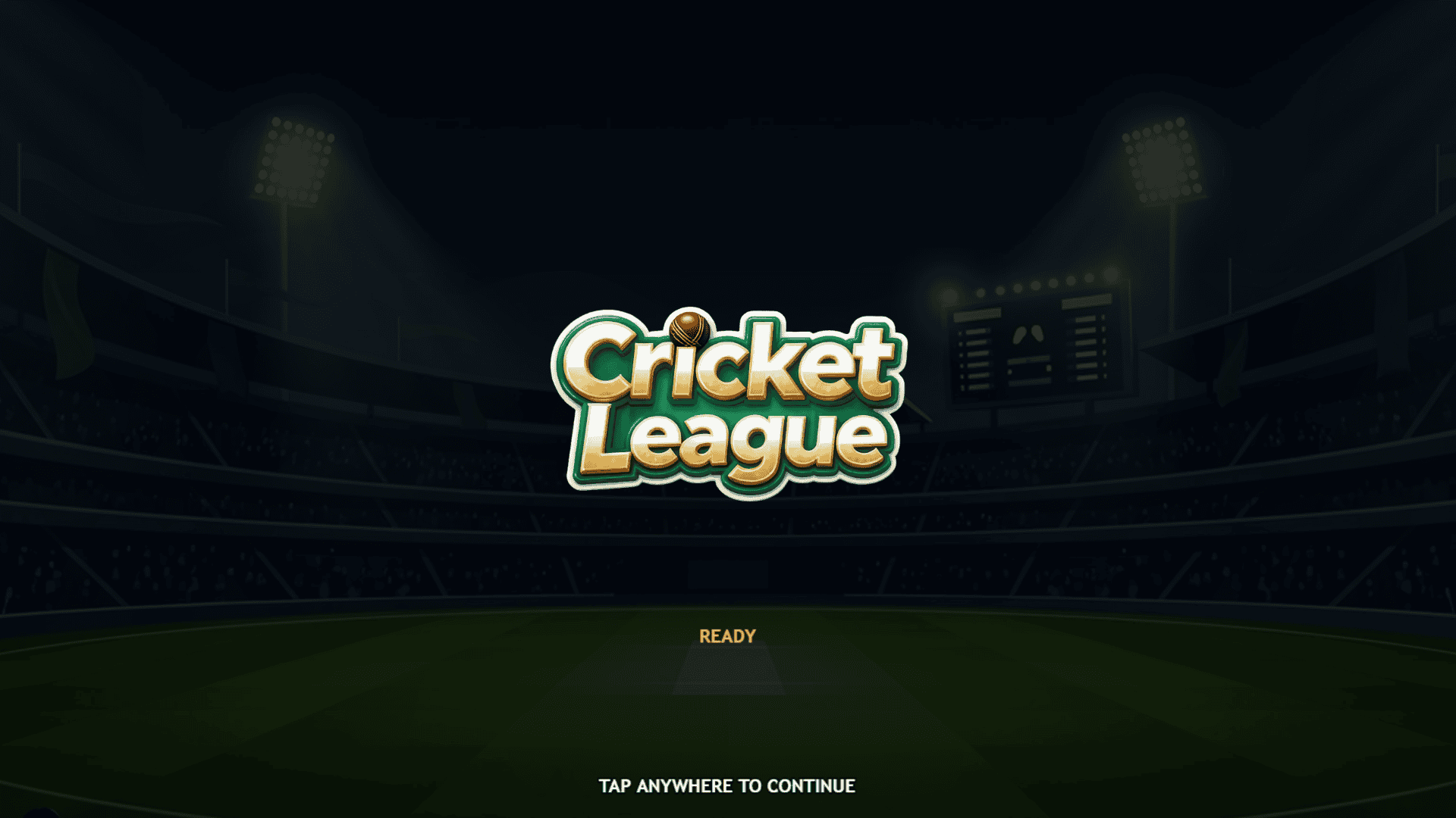 Cricket League slot intro screen