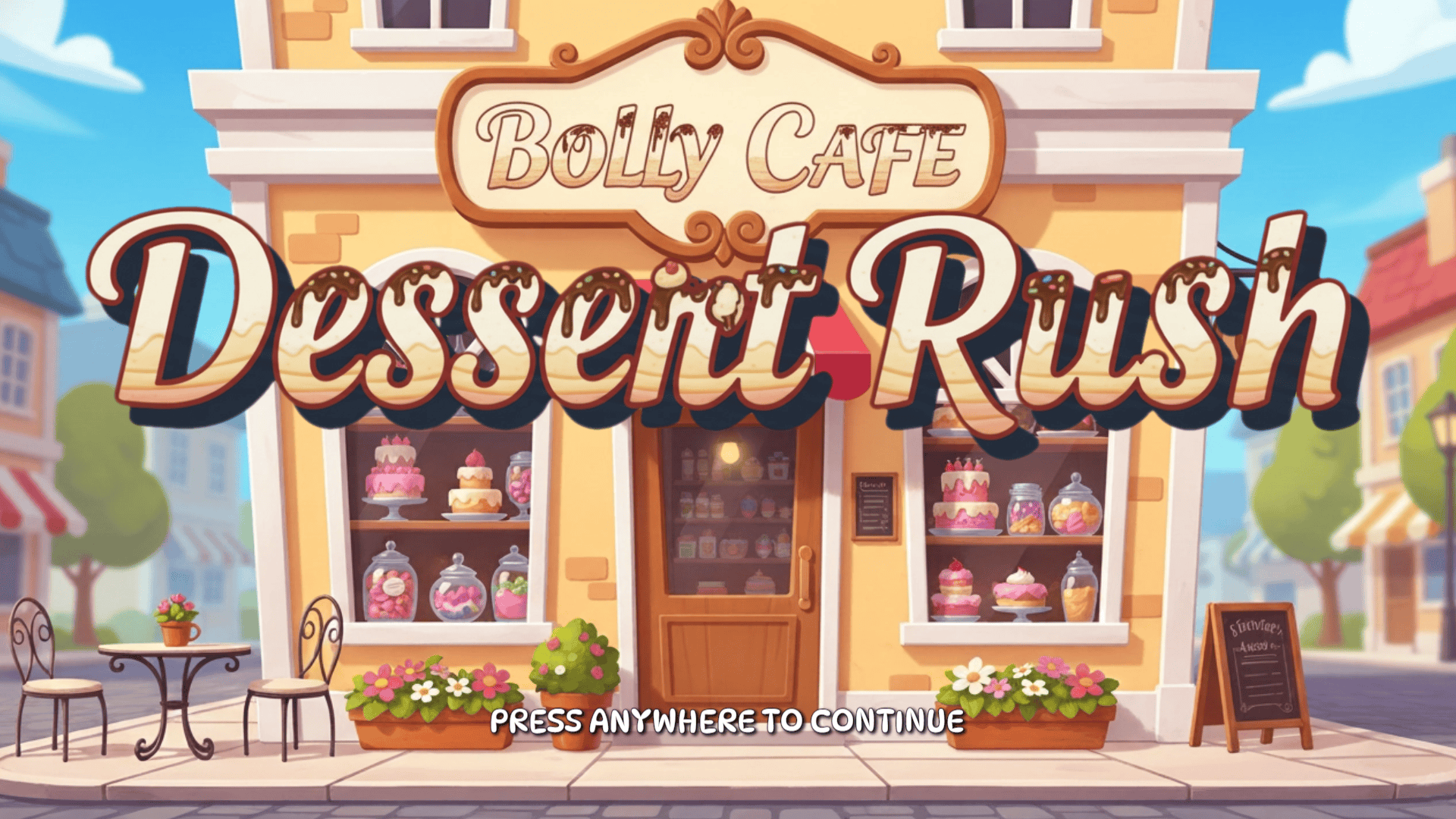Dessert Rush slot intro screen