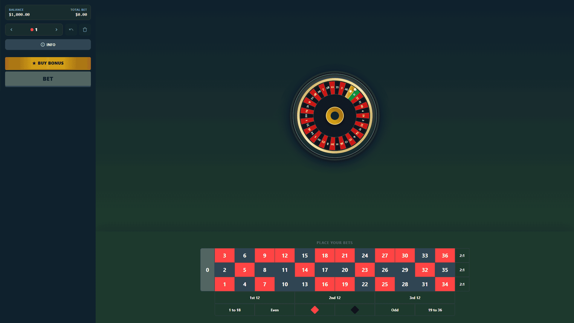 Extreme Roulette slot gameplay reels
