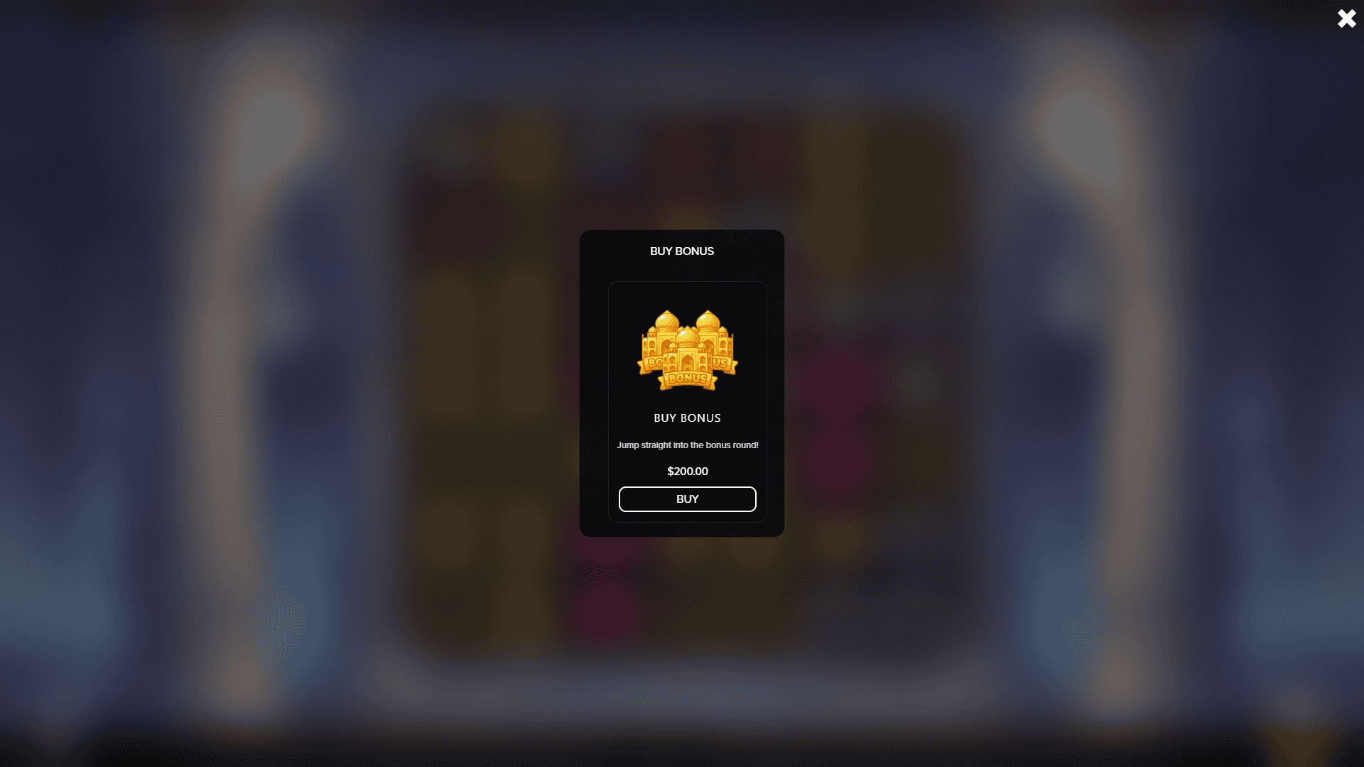 King of Bihar bonus buy menu