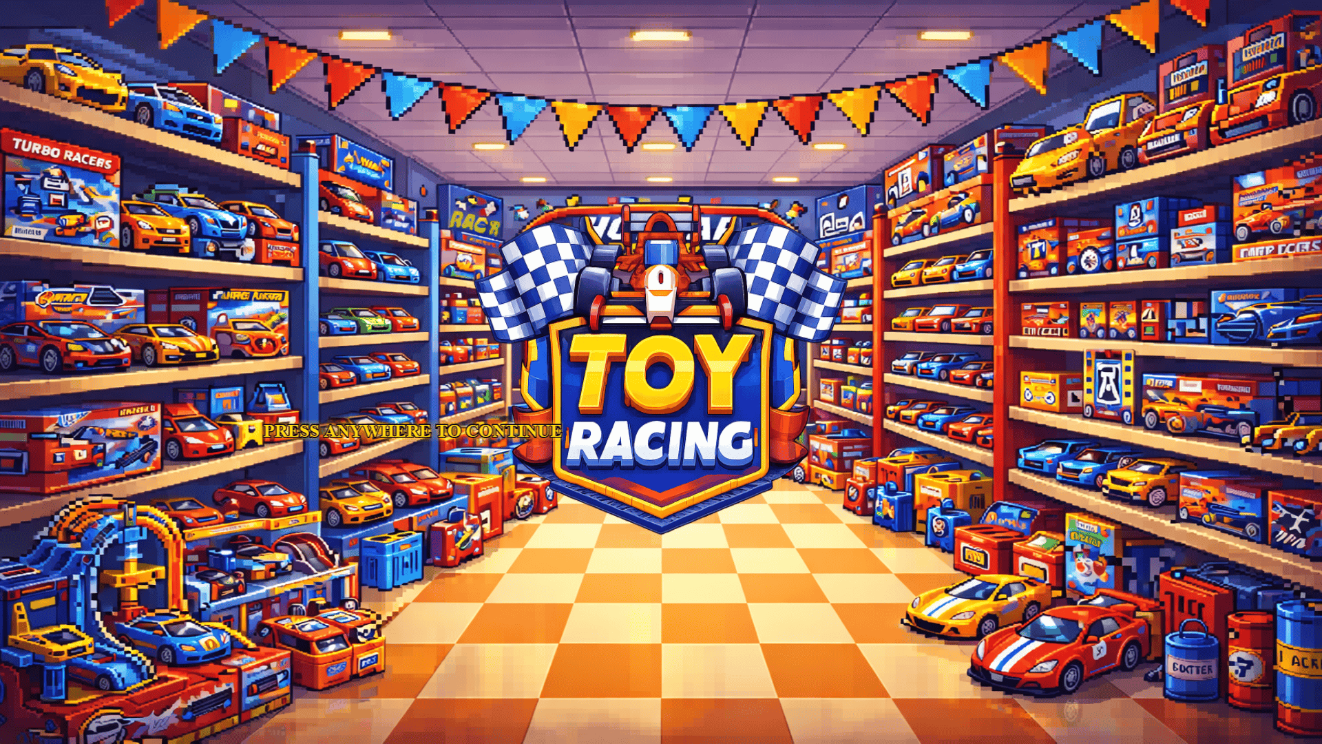 Toy Racing slot intro screen