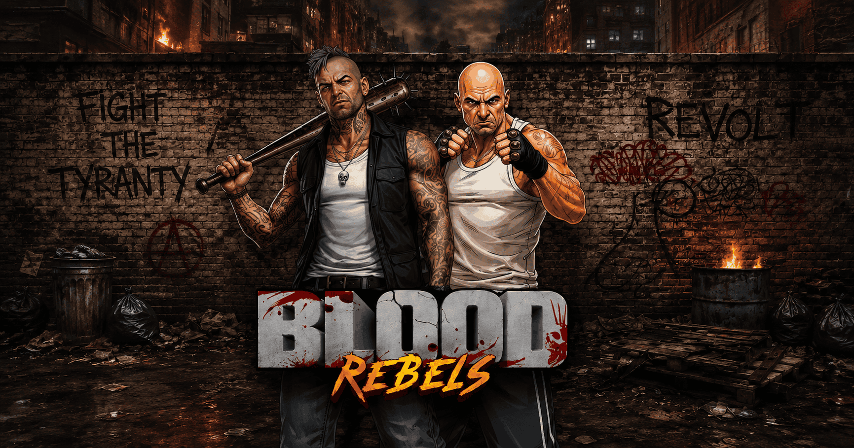 Blood Rebels Slot Demo by Bullshark Games slot cover image