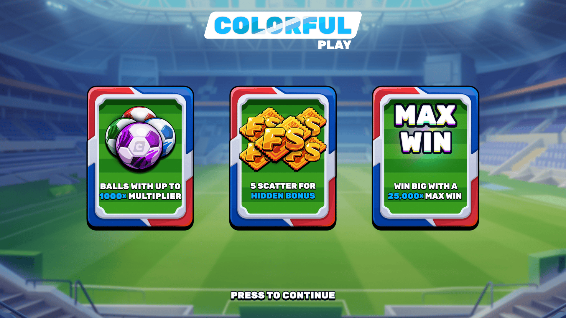 Ball Drop 1K slot intro screen