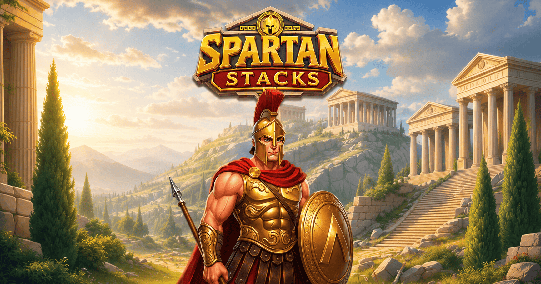 Spartan Stacks Slot Demo by Creative City slot cover image