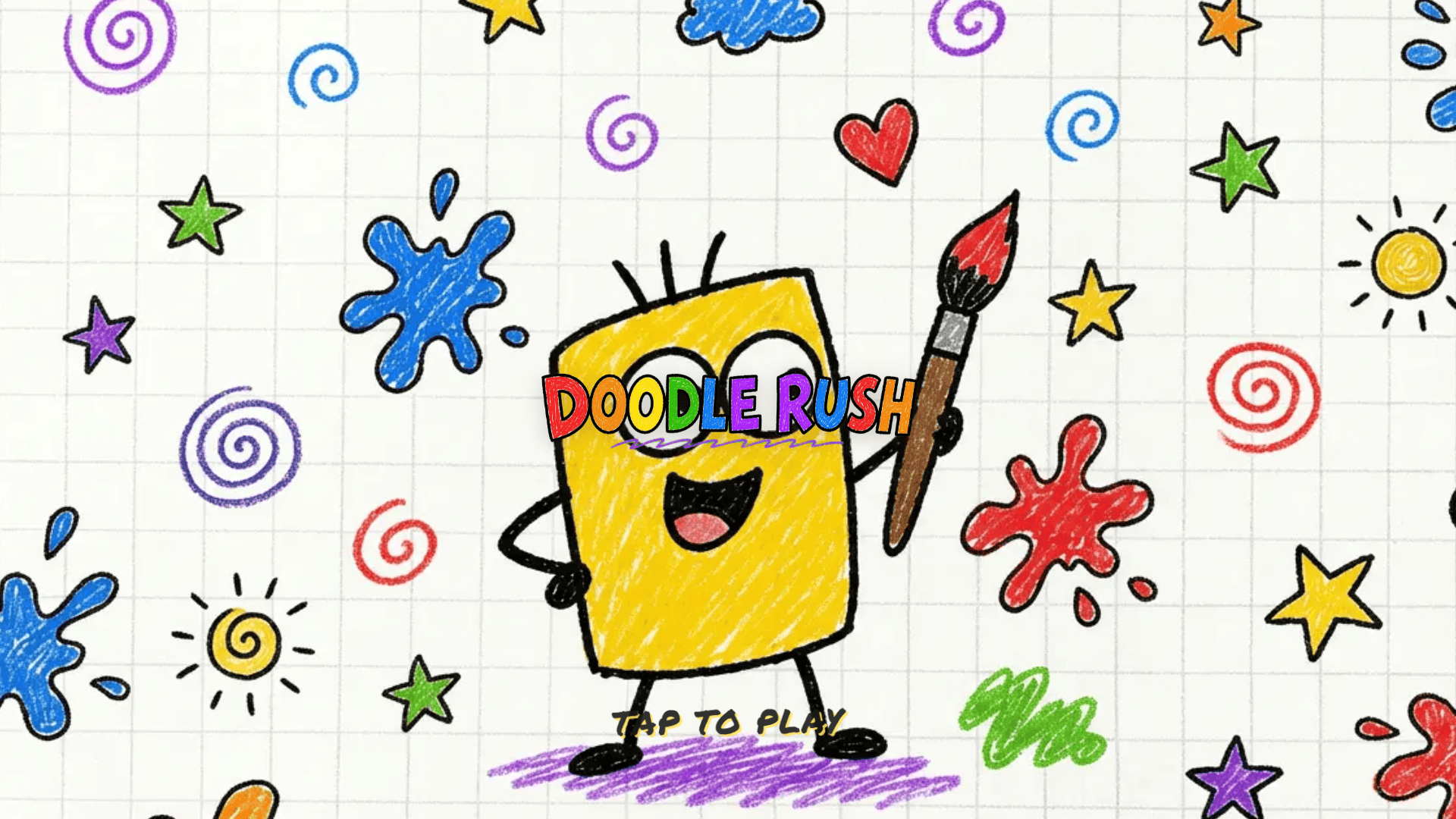 Doodle Rush slot intro screen
