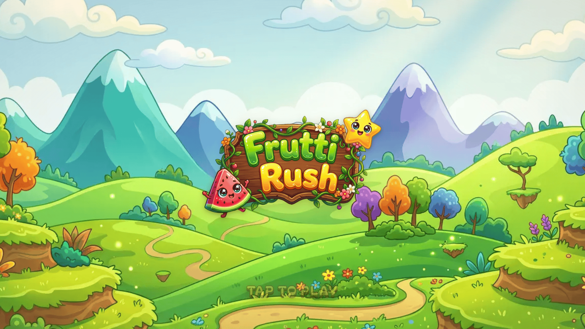 Frutti Rush slot intro screen