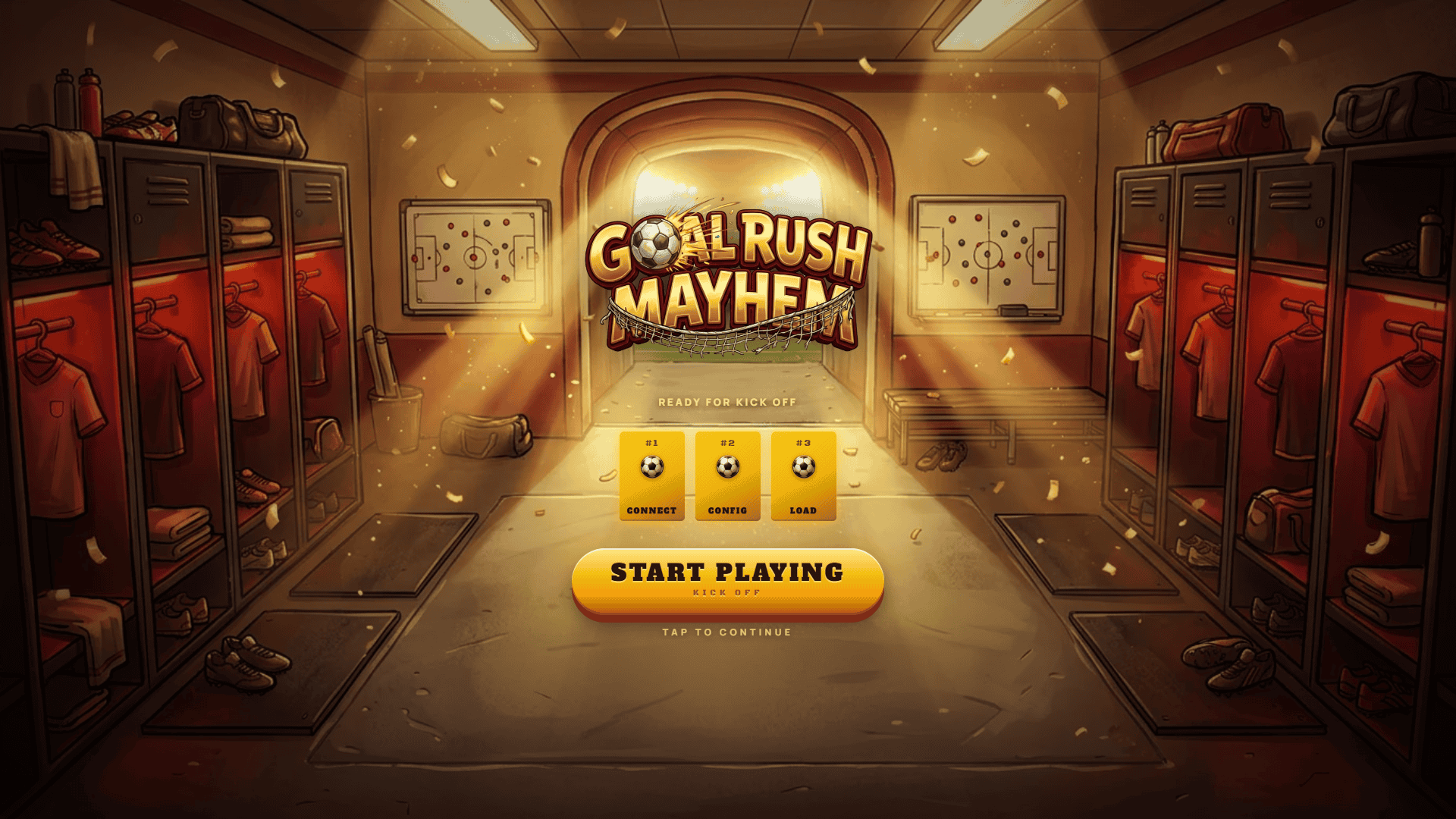Goal Rush slot intro screen