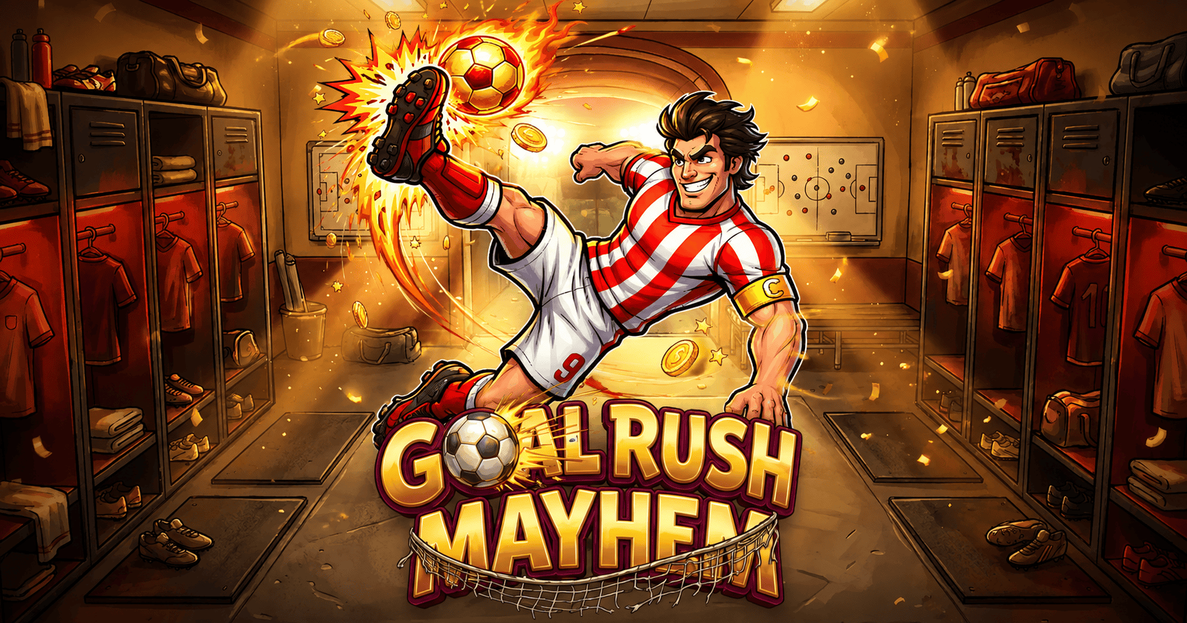 Goal Rush Mayhem Slot Demo by Darkbyte slot cover image