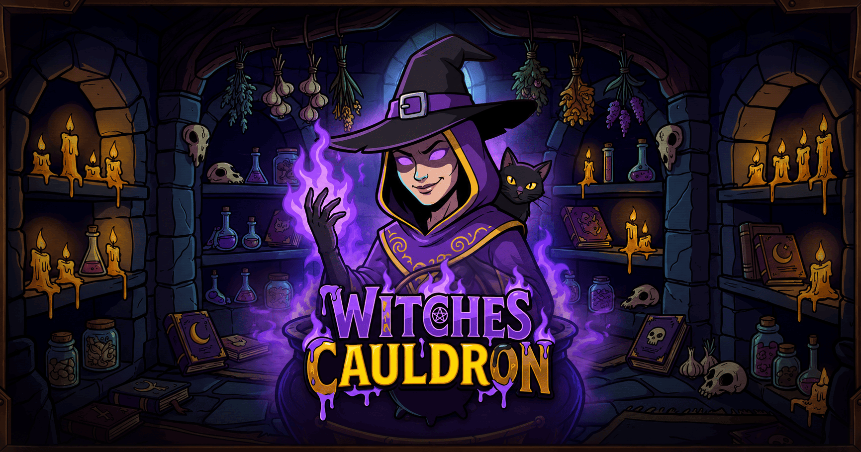 Witches Cauldron Slot Demo by Darkbyte slot cover image