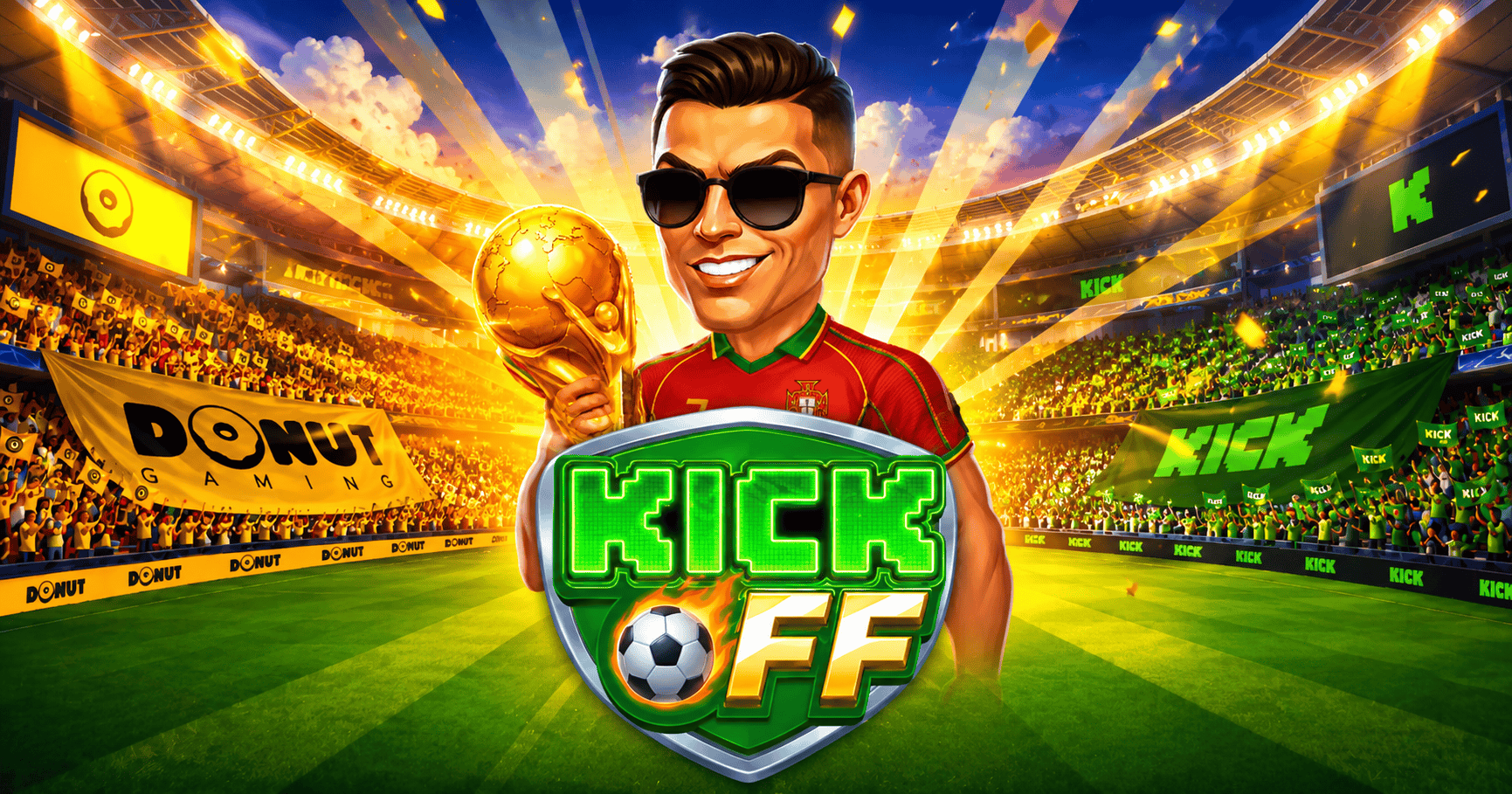 Kick Off Slot Demo by Donut Gaming slot cover image