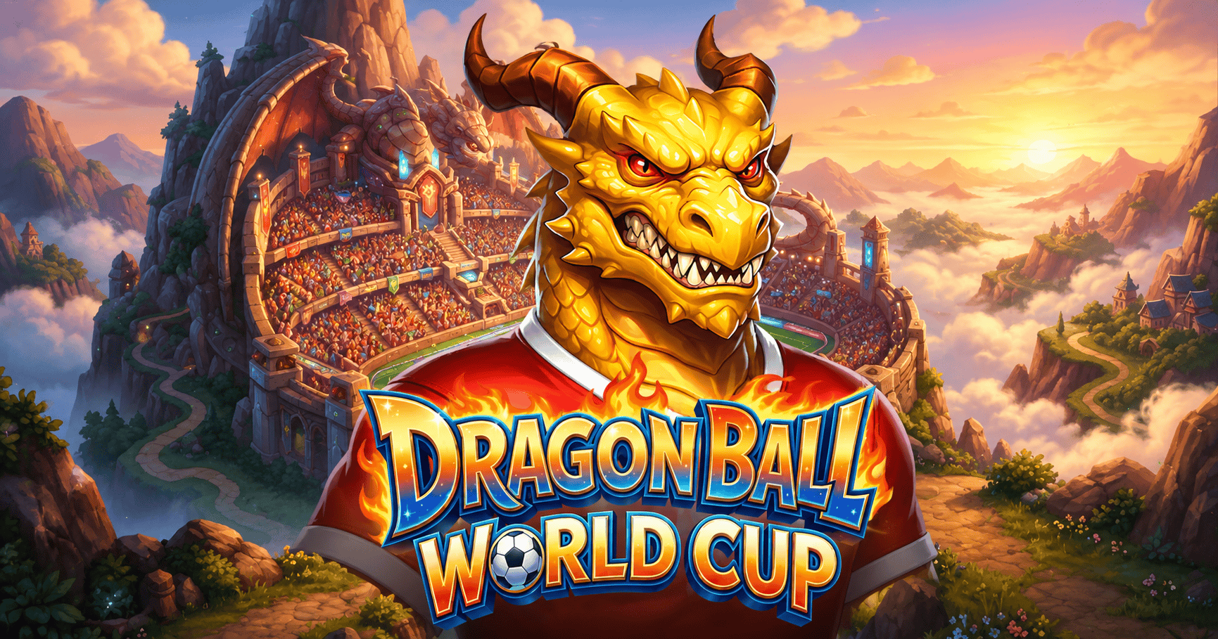 Dragon Ball World Cup Slot Demo by Golos Games slot cover image
