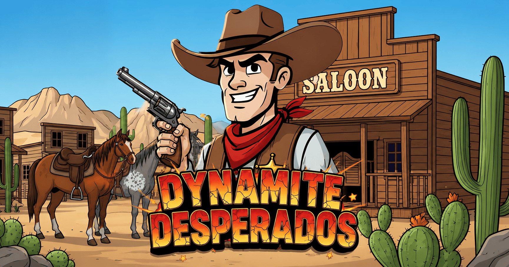 Dynamite Desperados Slot Demo by Golos Games slot cover image