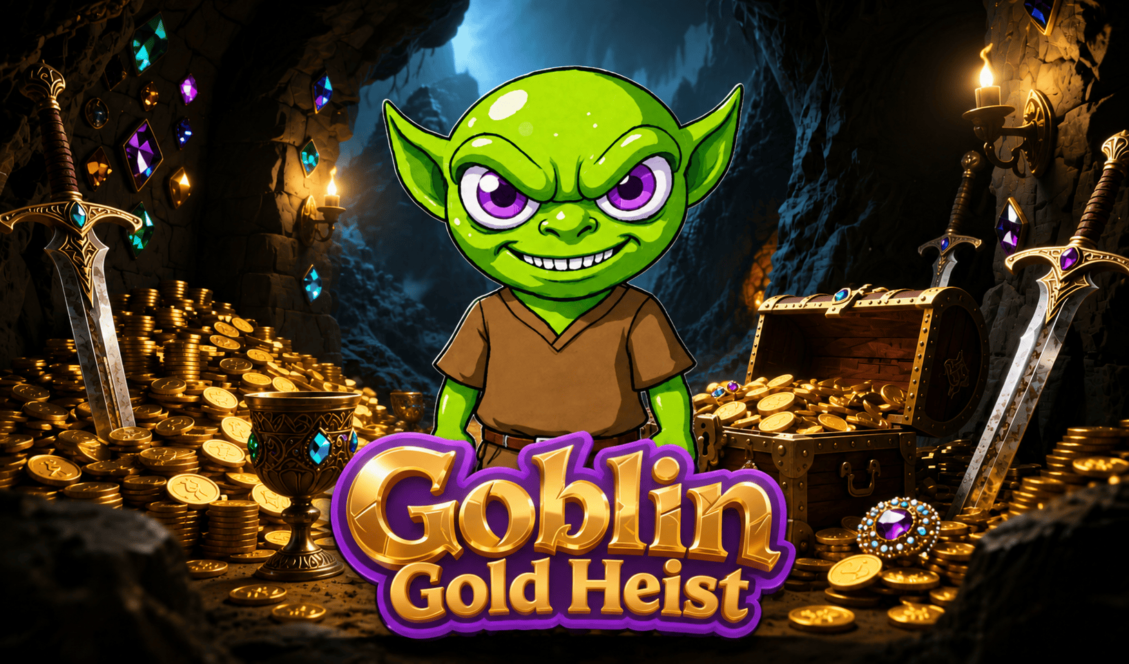 Goblin Gold Heist Slot Demo by Golos Games slot cover image