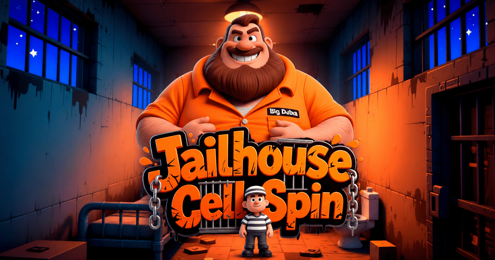 Jailhouse Cell Spin Slot Demo by Golos Games slot cover image