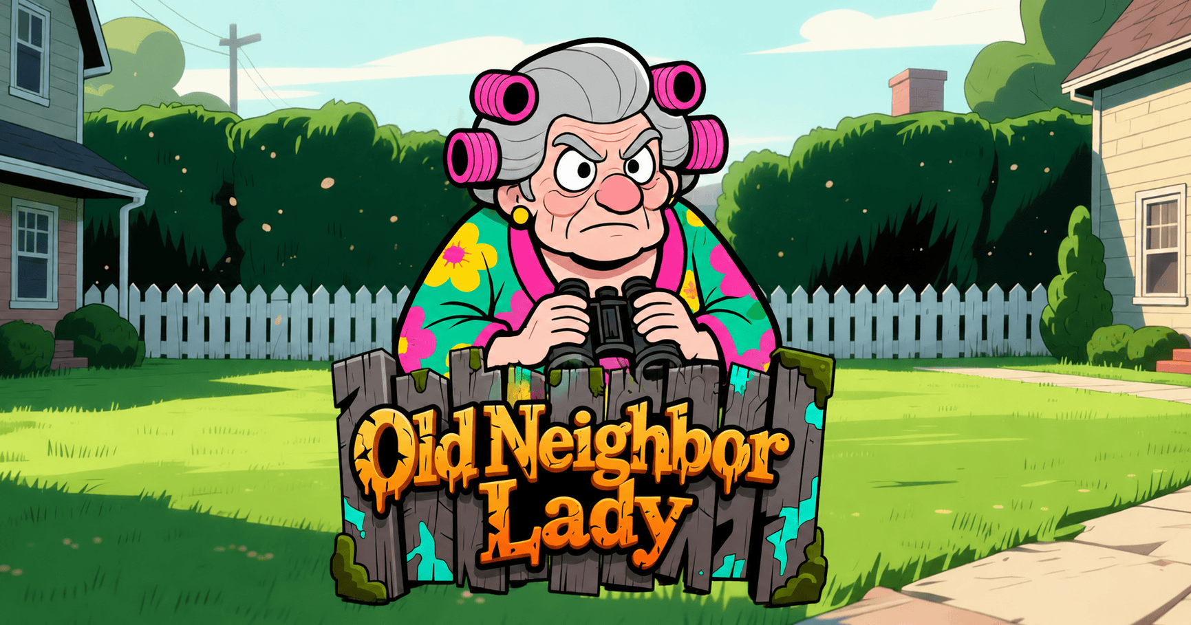 Old Neighbor Lady Slot Demo by Golos Games slot cover image