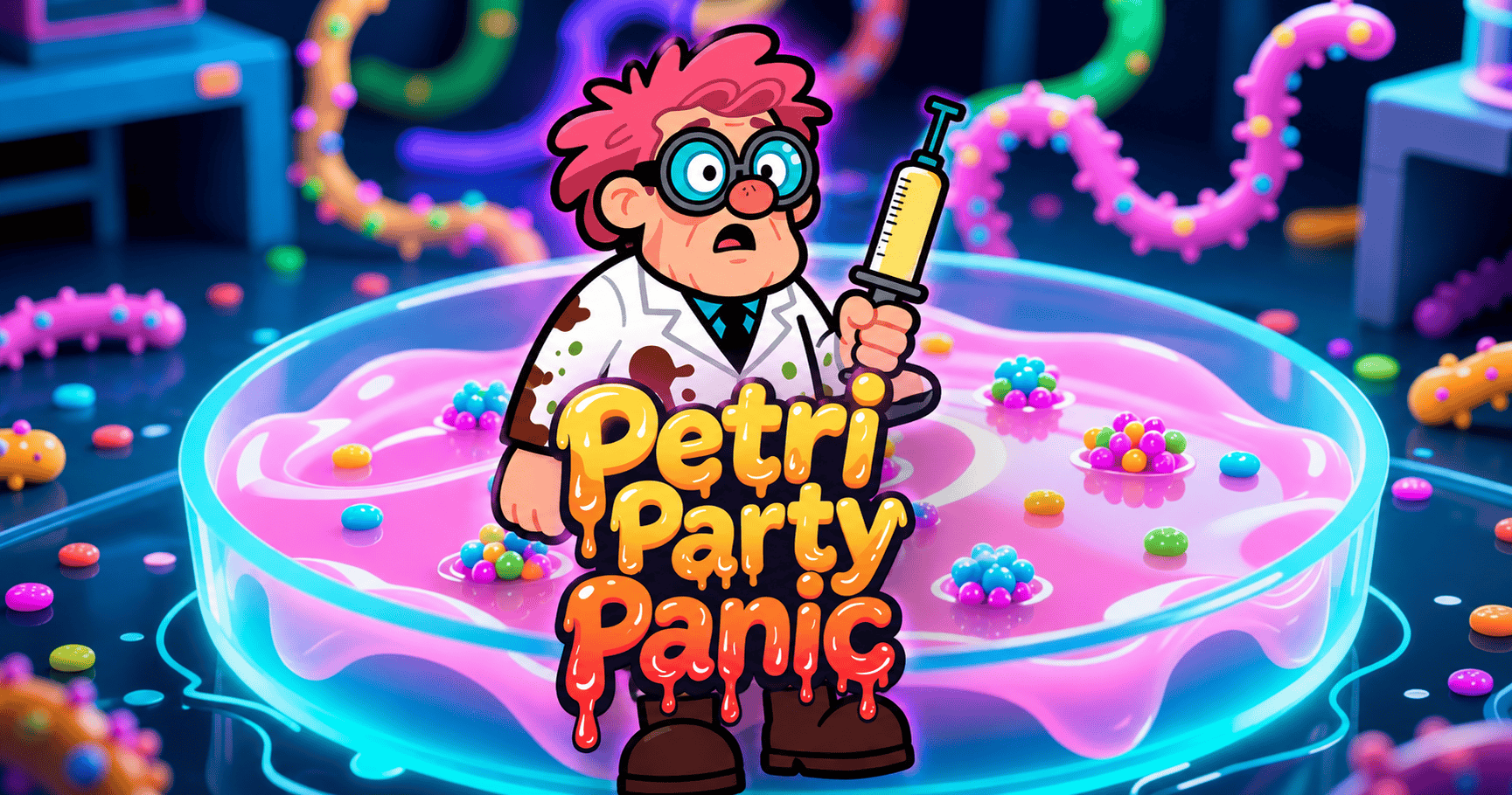 Petri Party Panic Slot Demo by Golos Games slot cover image