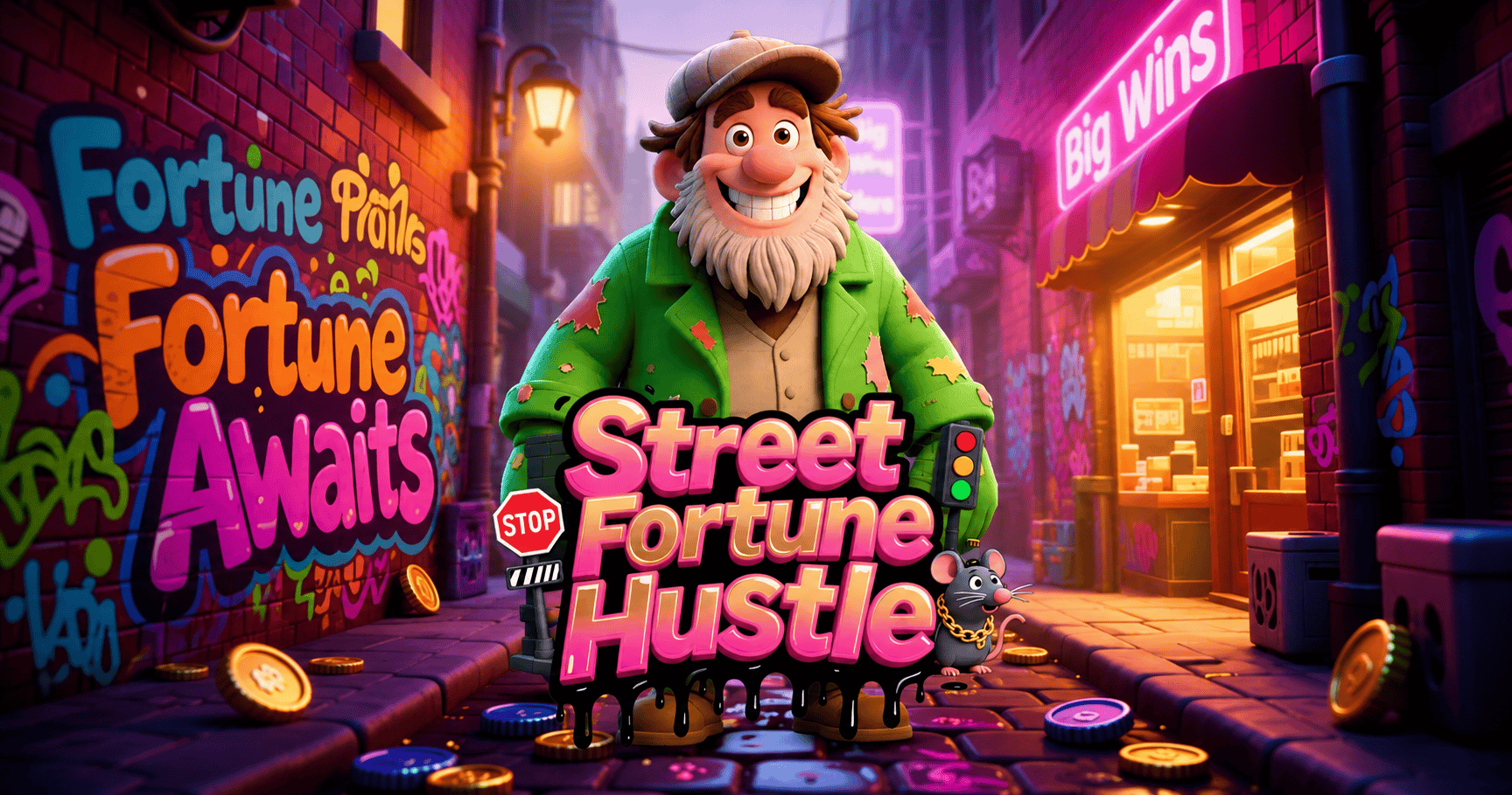 Street Fortune Hustle Slot Demo by Golos Games slot cover image