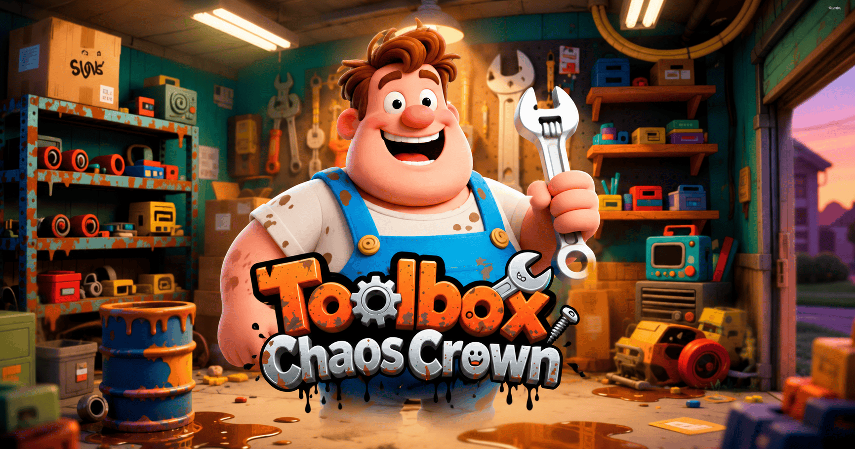 Toolbox Chaos Crown Slot Demo by Golos Games slot cover image
