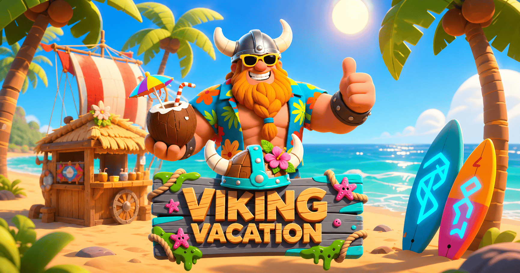 Viking Vacation Slot Demo by Golos Games slot cover image