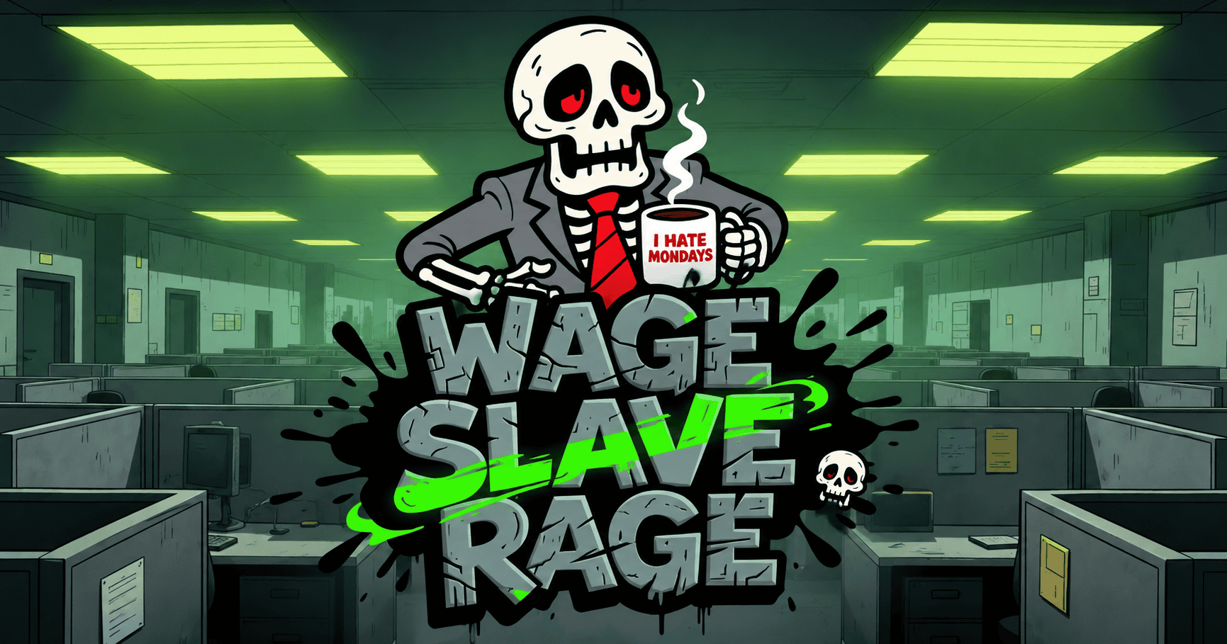 Wage Slave Rage Slot Demo by Golos Games slot cover image