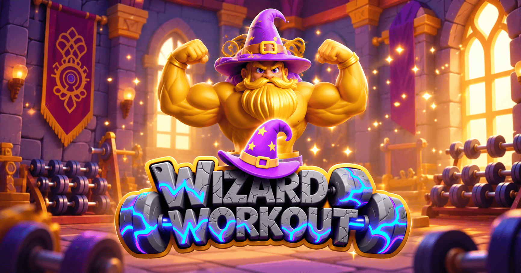 Wizard Workout Slot Demo by Golos Games slot cover image