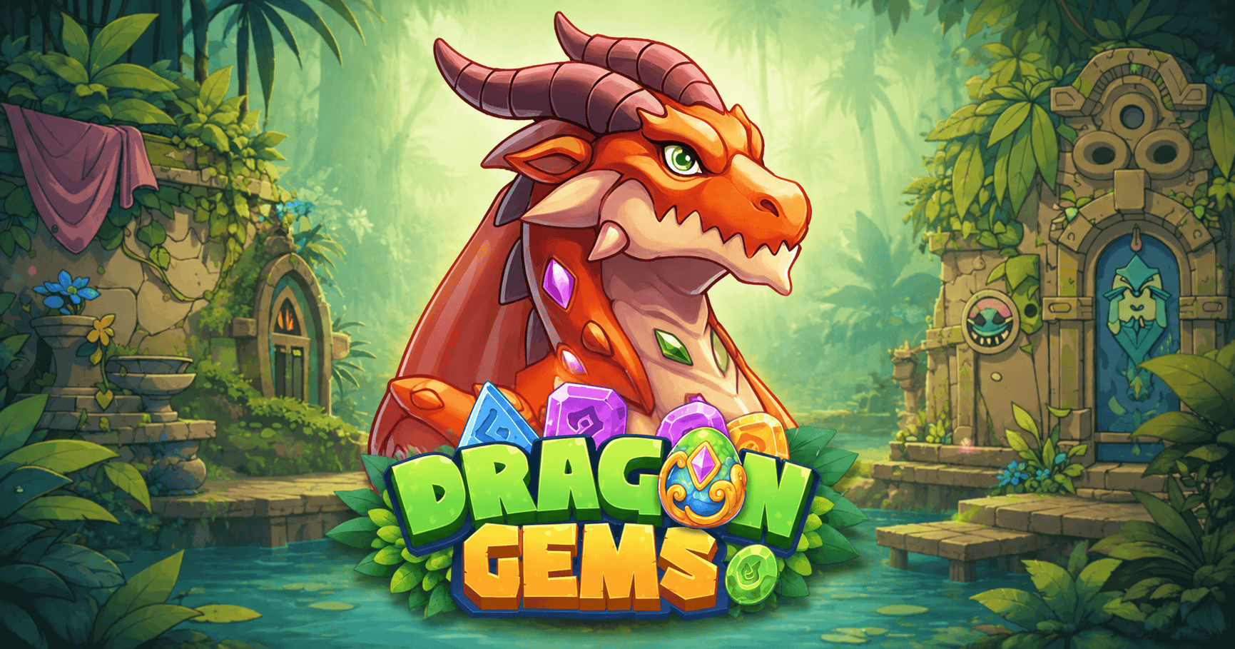 Dragon Gems Slot Demo by Incredible Gaming slot cover image