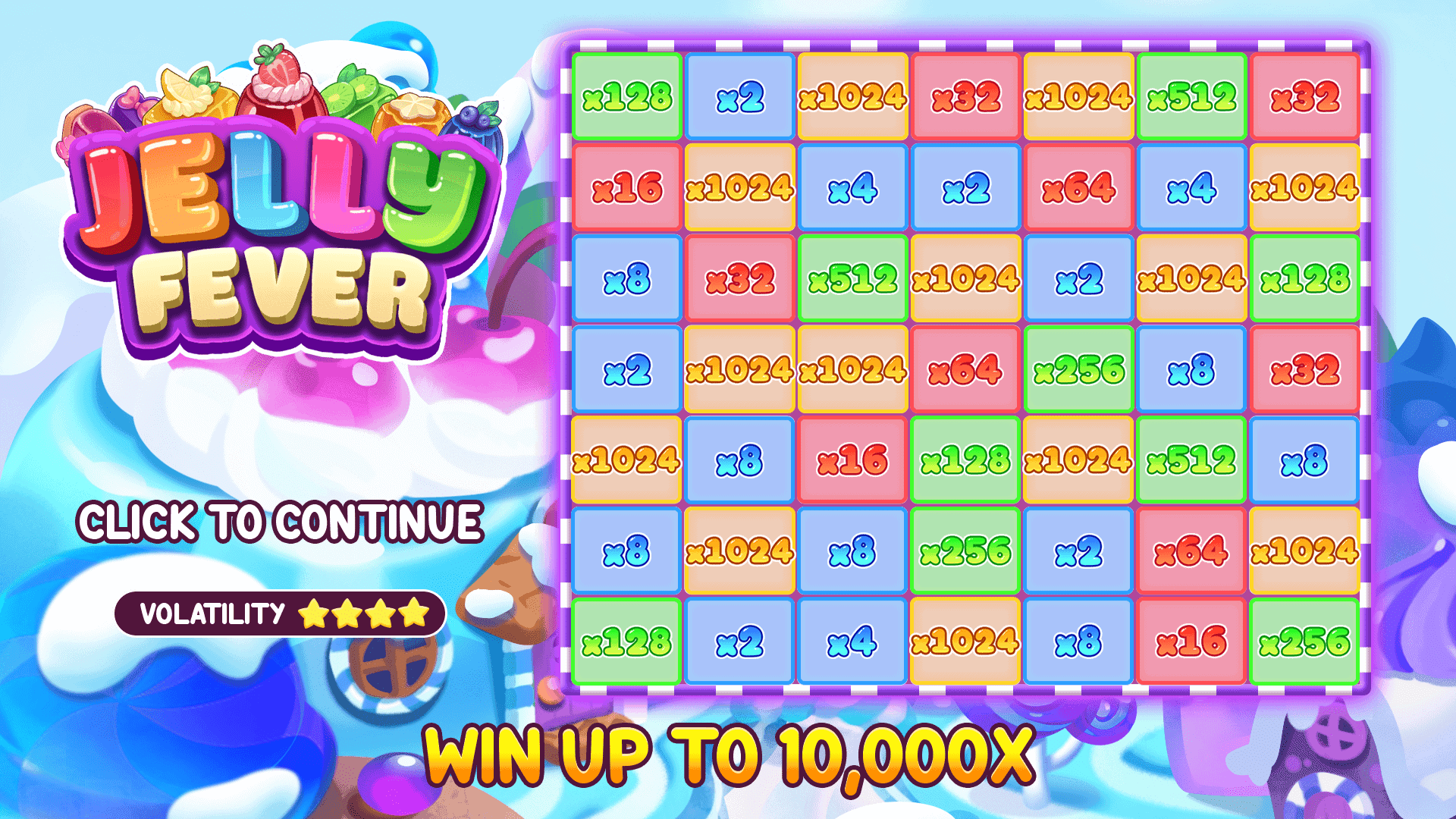 Jelly Fever slot intro screen