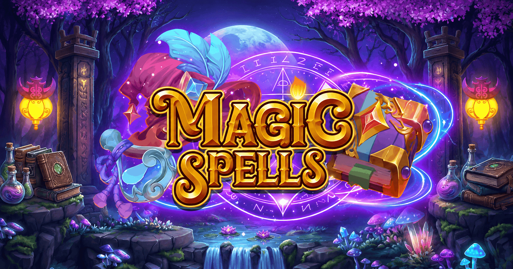 Magic Spells Slot Demo by Incredible Gaming slot cover image