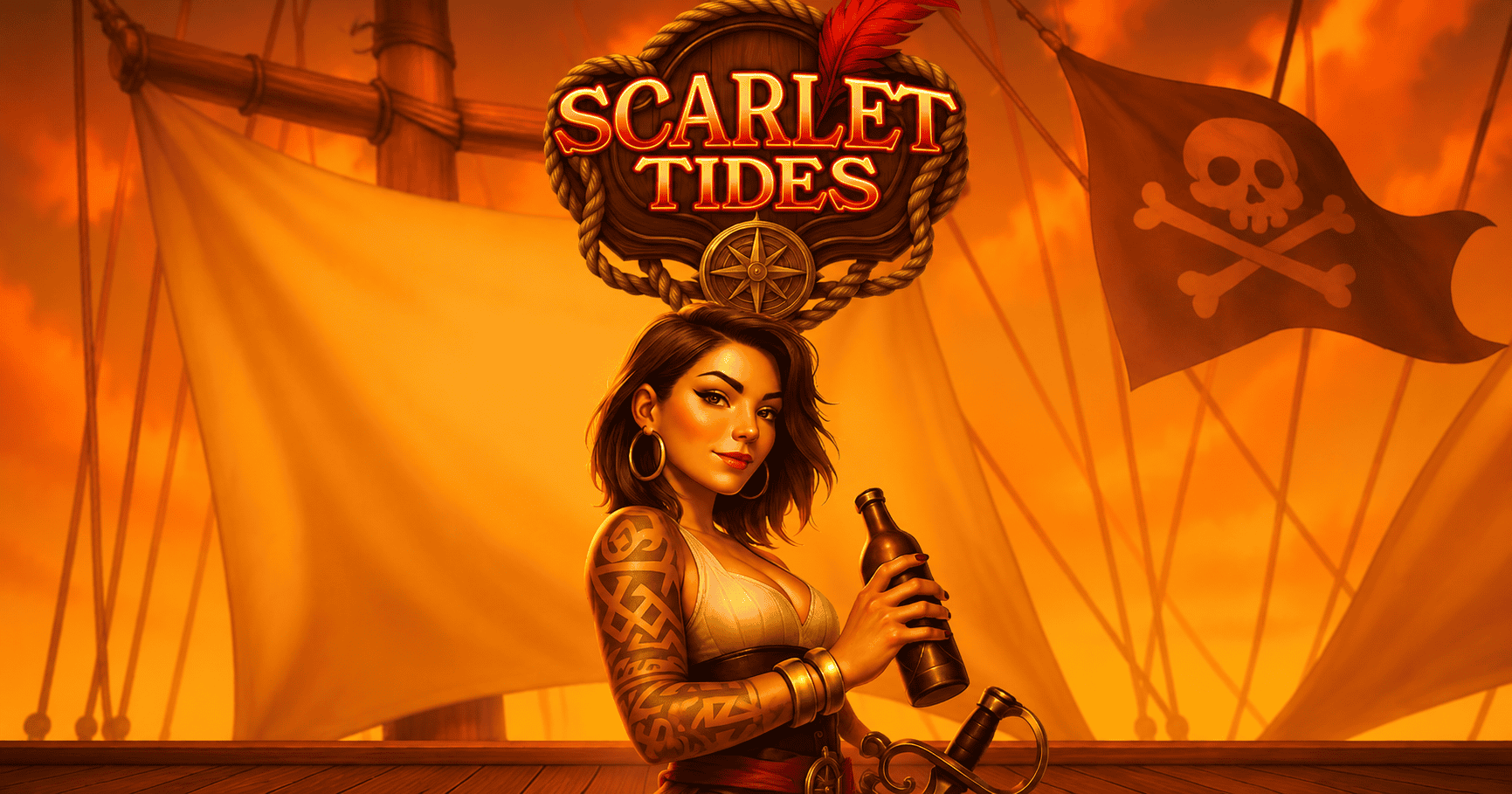 Scarlet Tides Slot Demo by MadLab Gaming slot cover image