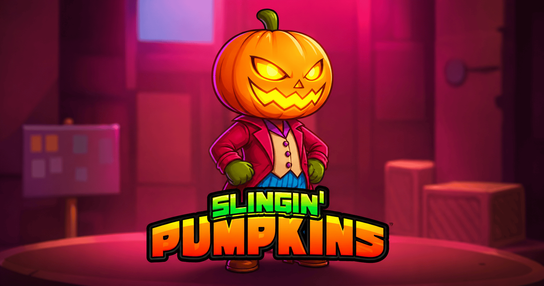 Slingin’ Pumpkins Slot Demo by MadLab Gaming slot cover image
